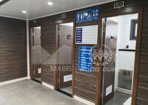 Quality Convenient Prefabricated Modular Toilets , Q550 Standard Steel Luxury Mobile Toilets for sale