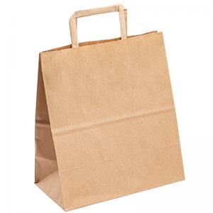 China Twist Rope Handle Eco Friendly Brown Paper Bags For Gift Shopping on sale