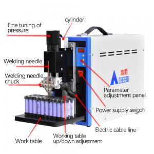 Quality Foot Switch Portable Spot Welder For Batteries , 18650 Mini Lithium Ion Welder for sale
