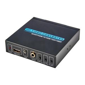 Quality Black 1920X1080 Scart To HDMI Converter for sale