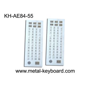 Buy cheap 55 Keys Industrial Metal Keyboard Anti Vandal With Customized Layout from wholesalers