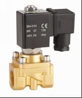 Quality Mini 1/4＂Water Solenoid Valve Two Way Electric Water Valve Semi Direct Acting for sale