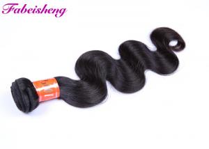 Quality 100% Natural Indian Temple Hair Raw Unprocessed / Black Hair Extensions for sale