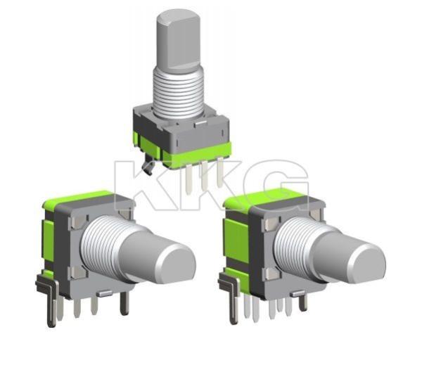 Encoder Switch ,Vertical Mounting Metal Shaft 360° Coding Rotary Encoder,Coded