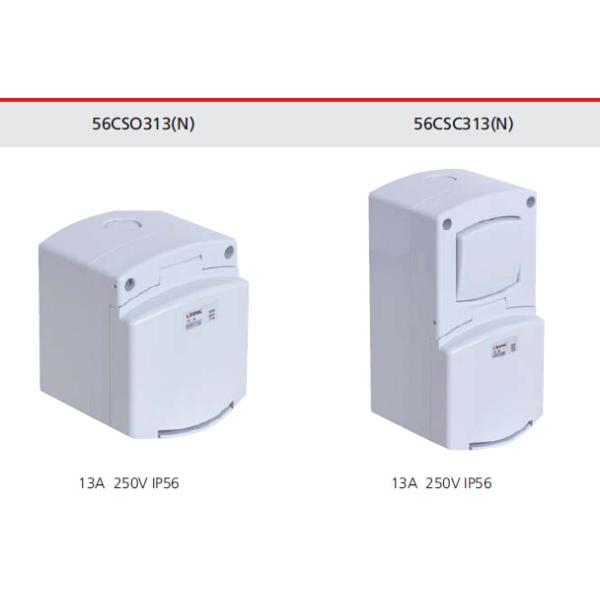 Dustproof Outdoor Weatherproof Light Switch 15A 250V Outlet for House