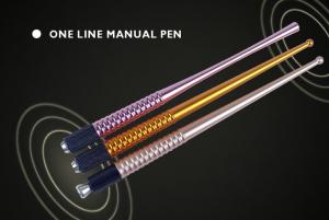 China One Line Manual Tattoo Pen With Exquisitly Designed  For Semi Permanent Make-Up And Tattoo Art on sale