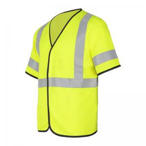 China Flame Resistant Shirt Vest Jacket Construction High Visibility Breathable Anti Static Clothing on sale