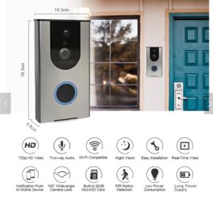 Quality Wifi Wireless Visual Intercom Smart Doorbell For Home Security With APP Control Ring Alarm Security Wireless Wifi Video for sale