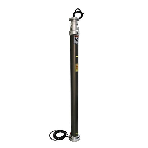 Buy 4.2m pneumatic telescopic light mast telescoping mast 1.5m retracted inside building cables, lighting mast tower at wholesale prices