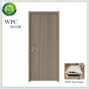 Quality WPC Solid Core Internal Doors , Wood Panel Door 600mm Width for sale
