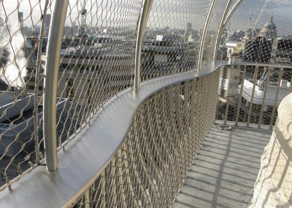 Buy Facade Cladding Or Architectural Wire Mesh / Stainless Steel Cable Mesh at wholesale prices