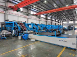 Precise Three In One 5 Ply Sheet To Sheet Laminating Machine For Corrugated Paper With Automatic Correction And High Speed Servo Control