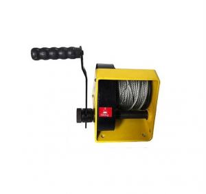 Quality Portable Power Worm Gear Winch 500kg Mini Manual Customized Optional Cable for sale