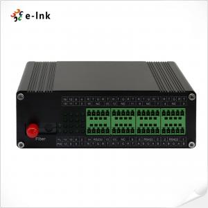 Quality Industrial Serial To Fiber Optic Media Converter 4 Channel RS422 FC Port for sale