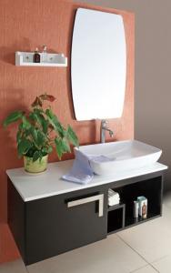 China Modern Bathroom Furniture Corner Bathroom Sink Cabinet on sale