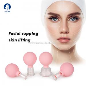 Quality 4 Size Facial Cupping Therapy Set Glass, Eye Face Vacuum Massage Cellulite Cup - for  Beauty Body Cup  Fascia Massager for sale