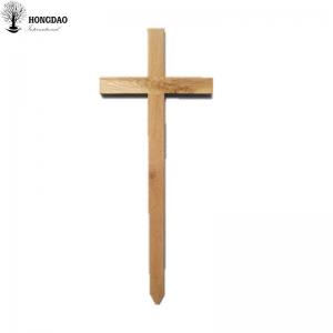 Quality Custom Size Solid Pine Handmade Wooden Crosses Craft Piece Lead Free Nickle Free for sale