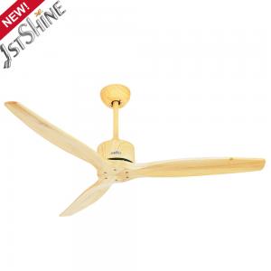 Quality Air Cooling DC Motor 35W Decorative Ceiling Fans For Living Room for sale