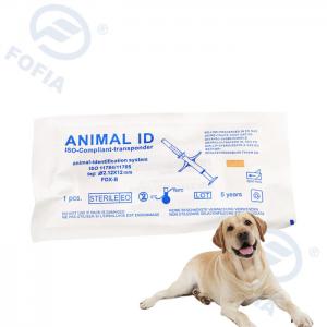 Quality Veterinary Clinic Use Animal Microchips For Dogs With 15 Digit Unique Code And Barcode Labels for sale
