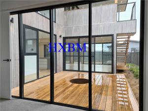 Quality Double Glazed External Aluminum Sliding Patio Doors With Sliding Screen for sale