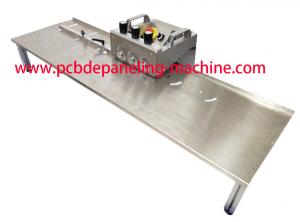 Quality Adjustable White PCB V Grooving Machine Foot Switch Working With Circular Knife for sale