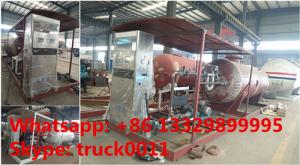Quality 2021s new design skid lpg plant with automatic lpg dispenser for sale, 5tons skid system lpg with lpg filling machine for sale