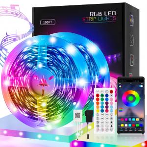 China Smart Sound Controlled Music Reactive Led Lights Music Sync 5050 Flexible Neon Light on sale