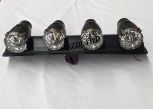 Quality 55W 12V 4x4 Driving Lights ,  ABS Plastic Jeep Light Bar With 4 Spotlight Bulbs for sale