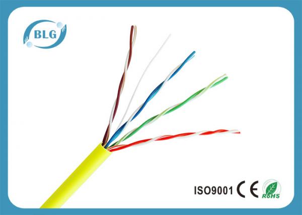 Buy Unshielded CCA UTP Cat5e Lan Cable For Structured Cabling Systems 0.50mm at wholesale prices