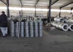 Quality Mild Steel Galvanized Barbed Wire Fence Design 1.2mm for sale