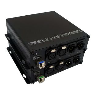 Buy cheap Bi Directional Video Audio Data Fiber Media Converter 2 Ch To 20 Kilometers 1 SM from wholesalers