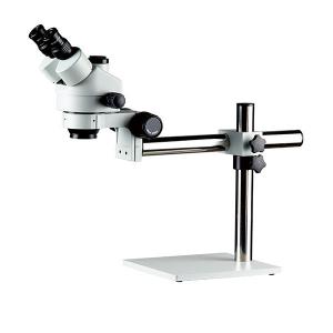 Quality stereo zoom microscope trinocular zoom microscope  boom stand    7X-45X magnification for sale