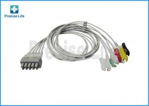 Quality Drager 5956466 ECG trunk cable , Dual pin connector 5 lead ECG Cable for sale