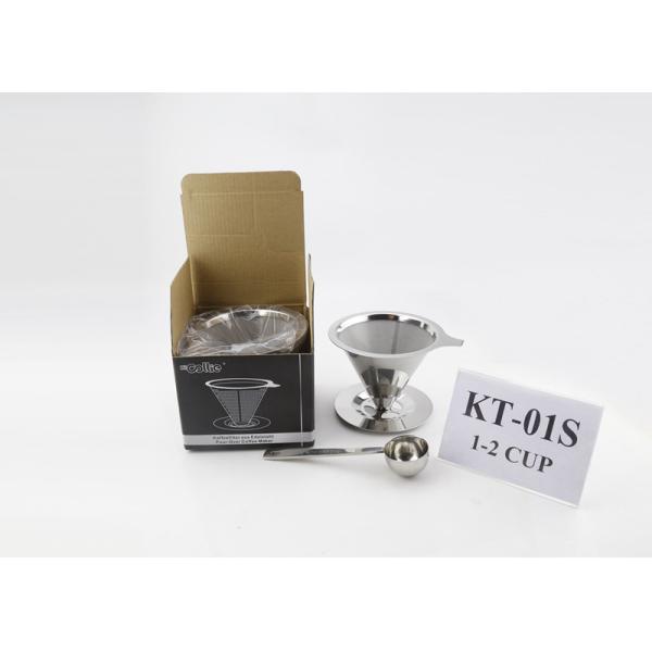 Paperless Pour Over Coffee Dripper Eco - Friendly Gift Set With Scoop