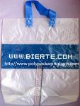 Biodegradable Personalized Plastic Grocery Bags With Loop Handle