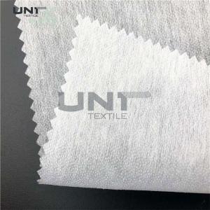 China Cost-effective Rolling Fusing Interlining Fabric Non Woven Interlining Double Dot Interlining For Garment Lamination on sale