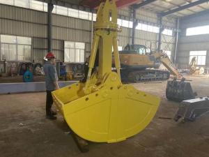 China CE Excavator Clamshell Bucket Q355B For CAT JCB KOMATSU on sale