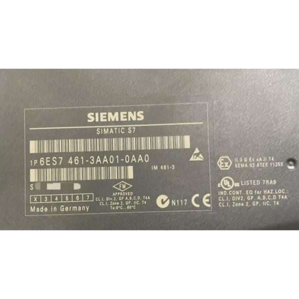 Buy SIEMENS 6ES7461-3AA01-0AA0 SIMATIC S7-400, INTERFACE MODULE RECEIVER IM 461-3 FOR DISTRIBUTED COUPLING UP TO 102 M, WITH C-BUS at wholesale prices