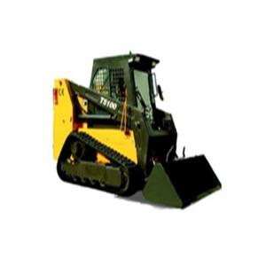 Quality TS100 100Hp Small Front End Loader Hydraulic Pump Skid Loaders 4280Kg Machine Weight for sale