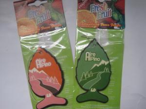 Quality Eco friendly fish shape paper air freshener,various colors for choose for sale