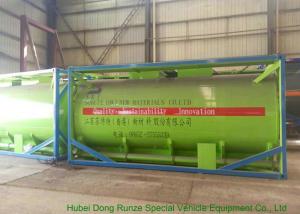 Quality 20Feet HCL Acid ISO Tank Container For Shipping UN1789 Steel Lined PE 16mm for sale