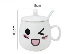 China Fashionable Mugs Ceramic Gift Custom Color Ceramic Mug Expression Printing Mug on sale