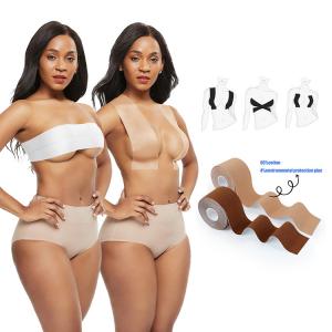 China Niris Lingerie Strapless Body Invisible Push Up Bra Sticky Breast Boob Tape Lifting Nipple Cover on sale