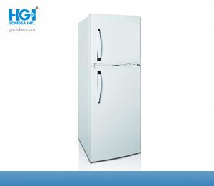 Quality 220 Liter Manufacturers Glass Door Top Freezer Refrigerator For Home for sale