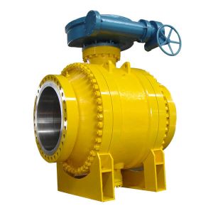 Buy cheap Cast Steel Side Entry Trunnion Ball Valve Good Flow Adjusting Ability from wholesalers