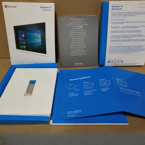 China 32/64bits  Genuine Microsoft Retail Package USB Oem Keycard Computer Software Windows 10 Home Key on sale