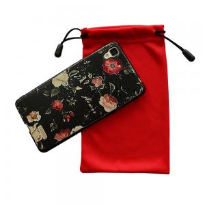 Quality Dustproof Microfiber Cell Phone Pouch Protective Bag 170-280gsm With Soft Lining for sale