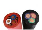 Red Rubber Sheathed Cable With Mobile Metal Shield Monitoring Soft Cable