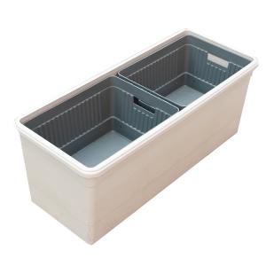 Quality Outdoor Planting Made Hassle-Free with Self Watering Rectangular Extra Large Pot for sale