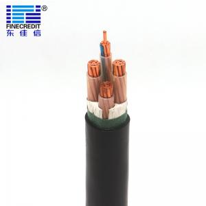 Quality 0.6/1kV 4 Core 26 gauge electrical wire , IEC 60502-1 pvc copper cable for sale
